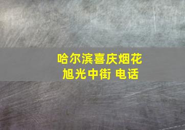 哈尔滨喜庆烟花 旭光中街 电话